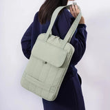 Qfdian  Korean Vintage 15.6 Inch Laptop Bags Streetwear Casual Women's Handbags Y2k Aesthetic All Match Shoulder Underarm Bag Fashion