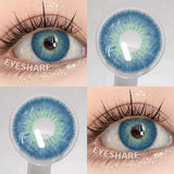 Qfdian NEW 1Pair Natural Colored Contact Lenses For Eyes Beauty pupillents Grey Pupils Brown Contacts New Cosmetic Eyes Makeup