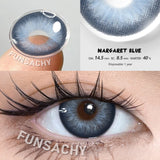Qfdian  1 Pair Colored Contact Lenses Eye Color Lenses Natural Lenses Pupils Brown Blue Grey Fashion Lens Yearly Cosmetics Lens