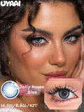 Qfdian  Color Contact Makeup Eye Color lenses Black Eye Lens Cosmetics Woman Makeup Colorcon Water Light Natural Contact lenses