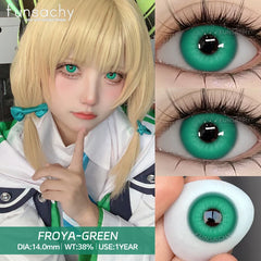 Qfdian 1pair Vampire Cosplay Contact Lenses for Eyes Anime Role Playing Contact Lens Cosmetic Colorful Multicolored Eye Pupil