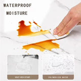 Qfdian 1 roll 40cm thick foam bedroom wallpaper marble imitation ceramic tile self-adhesive wallpaper kitchen oil proof wall sticker