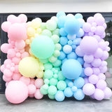 Qfdian  Pastel Balloons Garland Kit Macaron Latex Balloon Arch Easter 1st Birthday Party Decor Baby Shower Wedding Globos Set Decoration