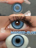 Qfdian 1pair Colored Contact Lenses Purple Eye Lenses Yearly Cosplay Red Lenses Cosmetic Contact Helloween Soft Makeup Pupils