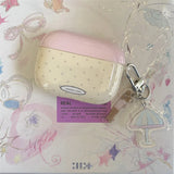 Qfdian  The Polka Dot Letter Is Suitable For Airpods 3 Headphone Cover Airpods Spro 2 Protective Cover iPhone Wireless Bluetooth