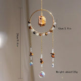Qfdian  Dreamy Crystal Sun Catcher Pendant Rainbow Maker Crystal Room Pendant Garden Accessories Catchsun Outdoor Garden Decoration Gift