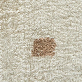 Qfdian Pink Dots Fluffy Carpet For Living Room With Tassels, Plush Bedroom Rug,Soft Kids Rug,White Hairy Nursery Play Mats For Children