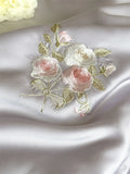 Qfdian 60S Lyocell Bamboo Fiber Flower Embroidery Summer Quilt Bedding Set Soft Silky Thin Comforter Blanket With Bed Sheet Pillowcases
