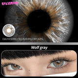Qfdian  Natural Brown Big Eyes Color Contact Lenses for Eyes Blue Beauty Natural Pupils Style Lens Contacts Fast Shipping Yearly
