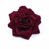 Qfdian  50PCS 10CM Big Roses Artificial Flower Home Decoration Christmas Wreaths Wedding Bridal Accessories Clearance Headwear Brooch
