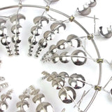 Qfdian  New Metal Windmill 3D Wind Dynamics Wind Catcher Outdoor Garden Lawn Wind Vane Courtyard Decoration