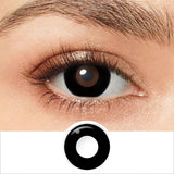 Qfdian Halloween Contact Lenses White Cat Eye Cosplay Contact Lenses Crazy Eye Contacts Whiteout Lens for Cosplay Anime Accessorie