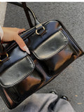 Qfdian Streetwear Fashion Women Purses and Handbags Office Lady Vintage All Match Shoulder Bags 2025 Casual Y2k Aesthetic Underarm Bag