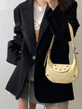 Qfdian Luxury Design Fashion Sweet Y2k Aesthetic Shoulder Bag Korean Chic Kawaii Star Handbags All Match Office Lady Crossbody Bags