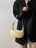Qfdian Luxury Design Fashion Sweet Y2k Aesthetic Shoulder Bag Korean Chic Kawaii Star Handbags All Match Office Lady Crossbody Bags