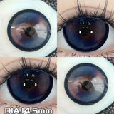Qfdian  2pcs/pair 14.5MM Iris Brown Lenses Beauty Makeup Pupils Eye Color Lenses Colorful Contact Lenses Fashion Blue Green Lens