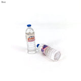 Qfdian  Hot Sale 1:12 Mini Simulation Mineral Water Bottle Resin Model Doll House Miniature Kids Gift Toys Home Decoration Accessories