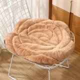 Qfdian  Office Sedentary Artifact Chair Cushion Petals and Flower Are Soft and Cushioned Romantic Rose Shaped Plush Seat Cushion Mat