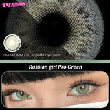 Qfdian  Natural Brown Big Eyes Color Contact Lenses for Eyes Blue Beauty Natural Pupils Style Lens Contacts Fast Shipping Yearly