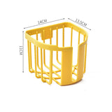 Qfdian Punch-free Toilet Paper Holder Bathroom Kitchen Tissue Box Wall-mounted Self-adhesive Storage Box Bathroom Bathroom Accessories