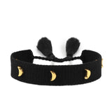 Qfdian Hand Woven Bracelets Adjustable Studded Stars Bracelet Fashion Jewelry Gifts