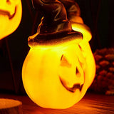Qfdian  Halloween Pumpkin String Lights Withwizard Hat Pumpkin String Lights For Home Outdoor Party Halloween Decoration
