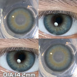 Qfdian  1 Pair Super Contact Lenses for Eyes Fashion Color Pupils Makeup Eye Lenses Green Contact Lenses Pink Brown Blue Lenses