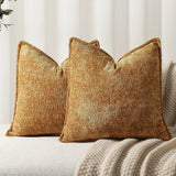 Qfdian  Ins Nordic Cushion Cover Thickened Chenille Throw Pillow Covers Green Decorative 45x45/50x50/65X65cm Sofa Bed Living Room Decor
