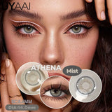Qfdian  Contact Lenses Beauty Color Contact Blue Eye Color Lenses Natual Black Lenses Woman Accesories Natural Contact Lenses