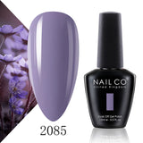 Qfdian  15ml 334 Blue Pink Colors Nail Gel Polish Soak Off UV LED Nail Lacquer Varnish Semi Permanent Nail Art Gel For Nail Art