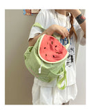 Qfdian Nylon Contrast Color Patchwork Schoolbags Women Students All Match Travel Bags Cartoon Casual Y2k Aesthetic Backpacks Trendy