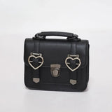 Qfdian New Women All Match Vintage Jk Bags Girs Fashion Y2k Aesthetic Chic Bow Shoulder Bag Streetwear Ins Casual Crossbody Bags
