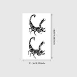 Qfdian  Tattoo Sticker Temporary Tattoo Waterproof Long Lasting Body Art for Men Women