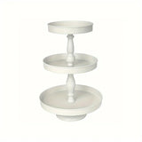 Qfdian  3 Tier Serving Tray, Metal Cupcake Stand For 50 Cupcakes,  Display Holders For Anniversary Birthday Wedding Halloween, Christmas