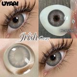 Qfdian  Color Contact NEW Eye Color Lens Makeup Green Eye Lenses Yearly For Eyes Blue Contact Lens Natural Colorcon High Quality