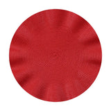 Qfdian Round Braided Placemats Set of 8 Round Table Mats for Dining Tables Natural Woven Heat Resistant Place mats 15 Inch