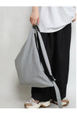 Qfdian Y2k Grunge Vintage Nylon Hobo Bag Women Simple Men All Match Students Handbags Korean Casual Streetwear Shoulder Crossbody Bags
