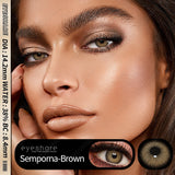 Qfdian Semporna Brown 14.2mm 1 Pair | 1 Year