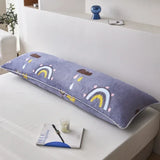 Qfdian  milk fleece, Farai fleece, double couple long pillowcase, long pillowcase to keep warm in winter