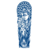 Qfdian Full Leg Arm Temporary Herbal Juice Ink Tattoo Stickers Lasting  15 Days Waterproof Tattoo  Animal  Tattoo Stickers for Men Boys