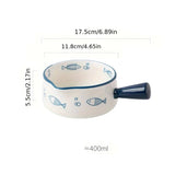 Qfdian  Ceramic sauce boat, finger bowl, milk pouring pot and guiding bowl, can enter the oven