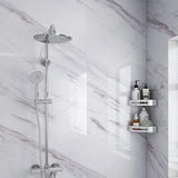 Qfdian 30cmx60cm Wallpapers Home Decor Anti-fouling Waterproof Wallpaper Sticker Kitchen 3D Ceramic Tile Decoration Bedroom Marble Room