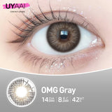 Qfdian  1Pair Fashion Big Lenses Colored Contact Lenses for Eyes Beauty Blue Eyes Lenses Natural Green Brown Grey Lens