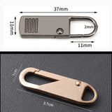 Qfdian 5/10PCS Instant Zipper Universal Instant Fix Zipper Repair Kit Replacement Zip Slider Teeth Rescue New Design For DIY Sewing