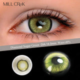 Qfdian Contact Lenses Color Cosmetic Myopia Degree Contact Lenses Prescription Fashion Natural Cosmetic Lenses High Quality