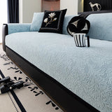 Qfdian  Light Luxury High-end Minimalist Sofa Cover Fabric Anti Slip and Cat Scratch Resistant Sofa Cushion Suitable for All Seasons