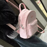 Qfdian Luxury Design Fashion Kawaii Mini Schoolbags Women Casual Travel Bags Japanese Sweet Y2k Aesthetic All Match Students Backpacks