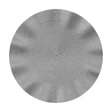 Qfdian Round Braided Placemats Set of 8 Round Table Mats for Dining Tables Natural Woven Heat Resistant Place mats 15 Inch
