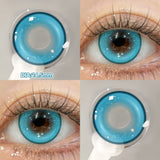 Qfdian  1pair New Fashion Cosplay Contact Lenses for Eyes Brown Lenses Myopia Color Contact Lenses Halloween Beauty Blue Lenses