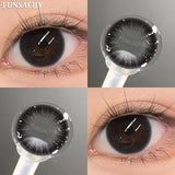 Qfdian  1 Pair Colorcon Korean Lenses Color Contact Lenses For Eyes Lenses Natural Lens Cosmetic Contact Lens Fashion Pupils